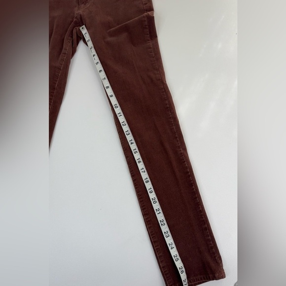 Pilcro Anthropologie Velvet Thin Stretch Skinny Cords Size 27/4 - Picture 6 of 13